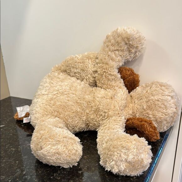 Gund Gibson #13042 Puppy Dog 12" Brown Tan Scruffy Floppy Stuffed Animal Plush - Picture 6 of 9